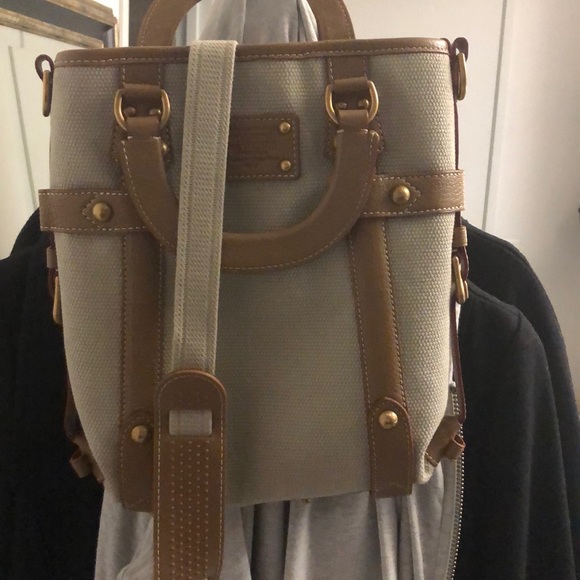 Louis Vuitton canvas and leather bag - Picture 1 of 3